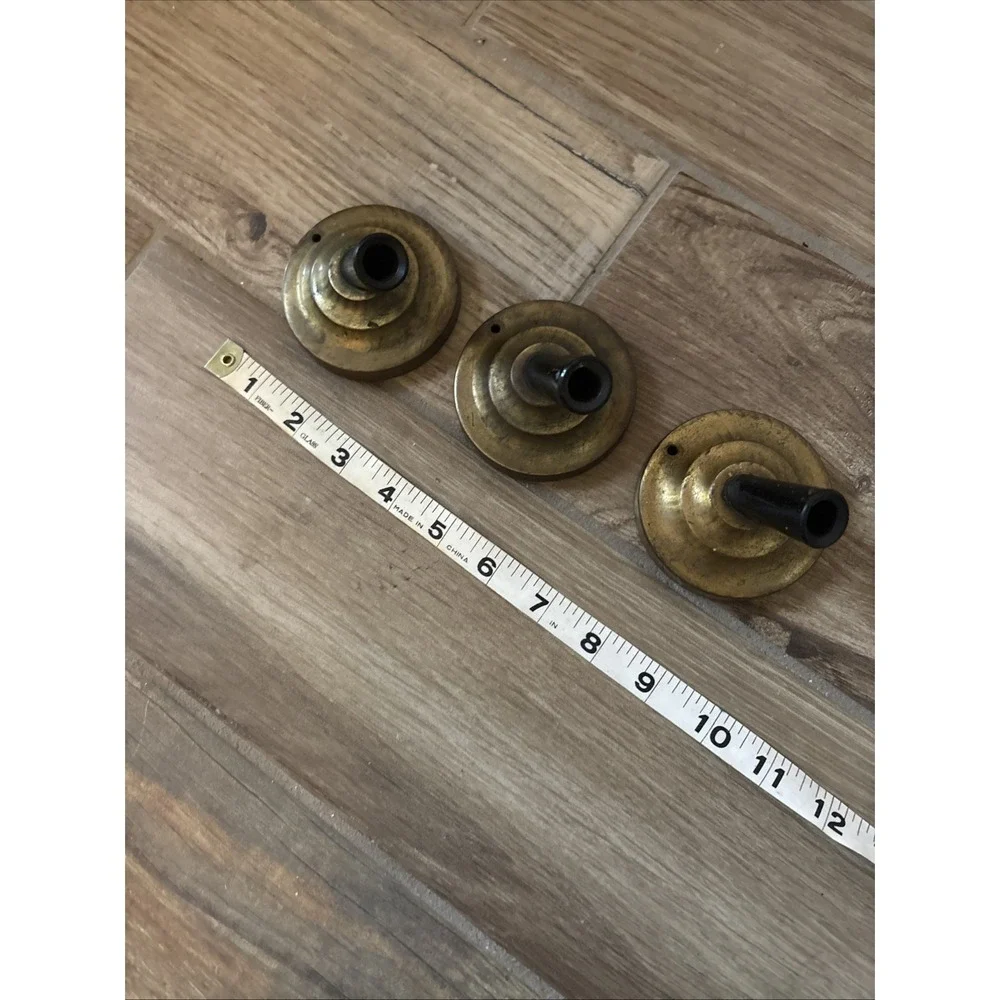 Vintage Brass Pen Holders‎ Changepoint Tulsa Oklahoma Lot Of 3